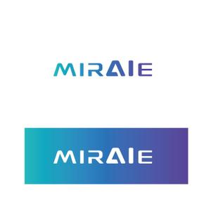 スタジオきなこ (kinaco_yama)さんの未来教育株式会社の企業ロゴ。「MIRAIE」　をブランドロゴとし、その文字の中のＡＩを色変化への提案