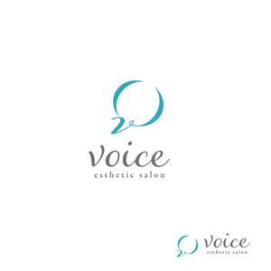 スタジオきなこ (kinaco_yama)さんのエステサロン「voice」のロゴへの提案