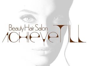 JOB-AID (neon-tani)さんの美容室「achieve till」のロゴ制作依頼＋記念エコバッグロゴ制作依頼への提案