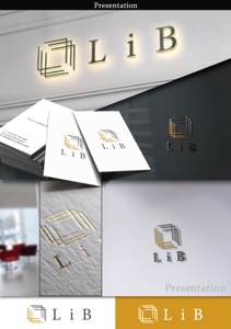 BKdesign (late_design)さんのアパレルブランド「LIB」のロゴへの提案