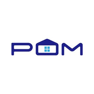 ハイナンバーズ (lamf1977)さんの不動産会社『POM』のロゴ作成への提案