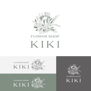 singstyro (singstyro)さんのフラワーショップ「KIKI」のロゴへの提案