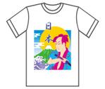 Kohsaka Design (Toyomi)さんの伝統的な日本画風にポップなカラー使った、日本土産になる富士山デザインのTシャツへの提案