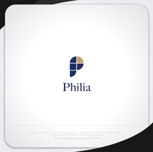 XL@グラフィック (ldz530607)さんの不動産会社「フィリアコーポレーション」のロゴへの提案