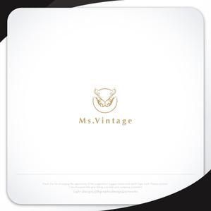 XL@グラフィック (ldz530607)さんの中古ラグジュアリーブランドショップ「Ms.Vintage」のロゴ制作への提案
