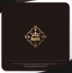 XL@グラフィック (ldz530607)さんのポーカーバー「Kings Club」のロゴへの提案