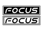 tora (tora_09)さんの車両に貼る車販売店【FOCUS】のロゴステッカーデザインへの提案