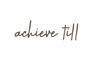 tora (tora_09)さんの美容室「achieve till」のロゴ制作依頼＋記念エコバッグロゴ制作依頼への提案