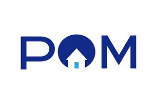 tora (tora_09)さんの不動産会社『POM』のロゴ作成への提案