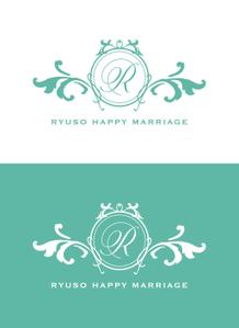 ririri design works (badass_nuts)さんの結婚相談所 RYUSO HAPPY MARRIAGEのロゴへの提案