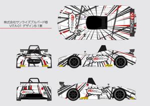 speedster (speedster)さんの実際にレースへ参戦するレーシングカーの車両デザインを募集します。への提案