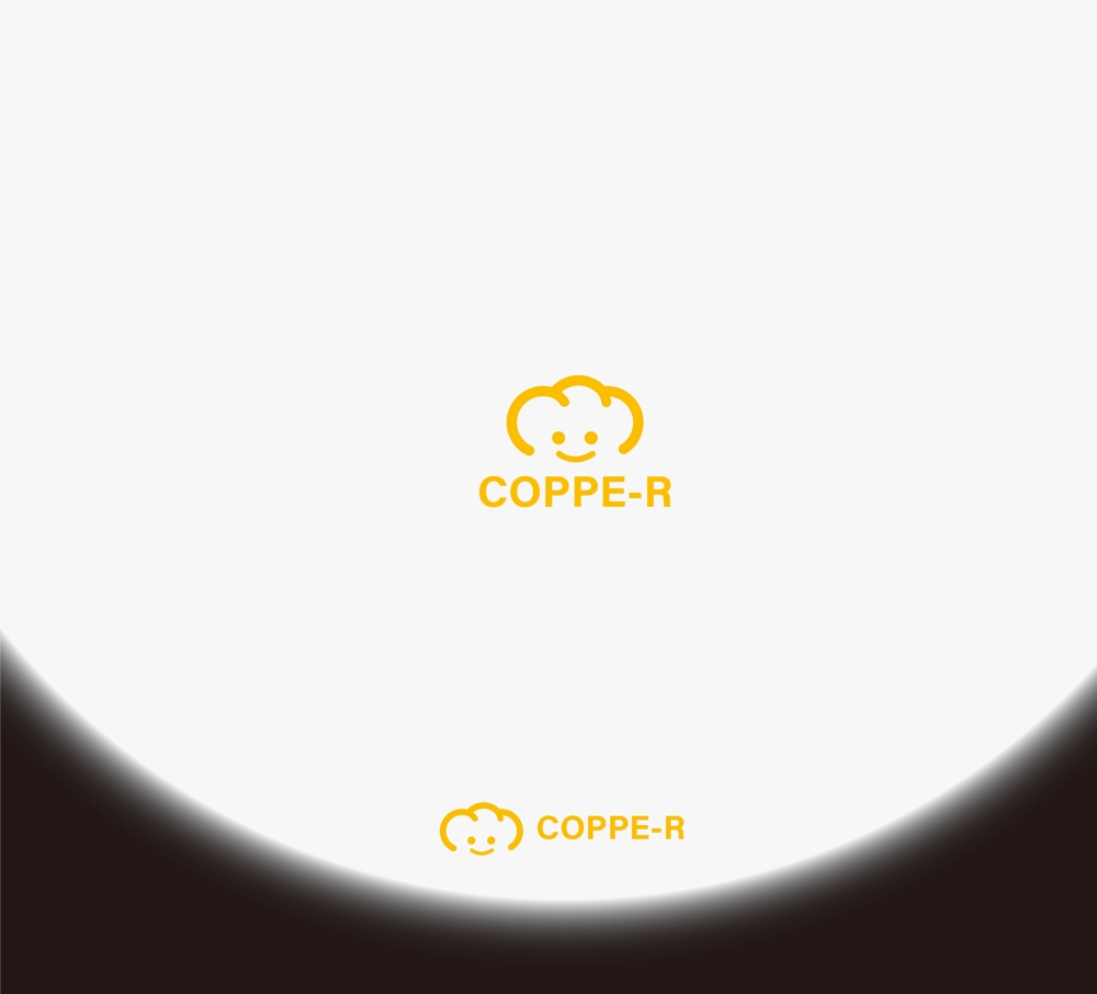 大学校内のコッペパン屋「COPPE-R」のロゴ