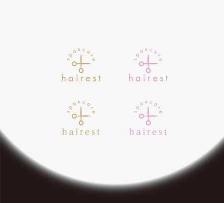 RYUNOHIGE (yamamoto19761029)さんの美容室新ブランド【hairest（ヘアレスト）】ロゴデザインへの提案
