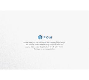 RYUNOHIGE (yamamoto19761029)さんの不動産会社『POM』のロゴ作成への提案