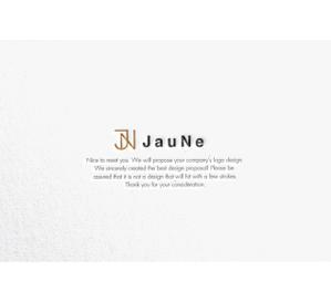 RYUNOHIGE (yamamoto19761029)さんのアパレルブランド 「JauNe」のロゴへの提案