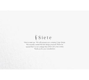RYUNOHIGE (yamamoto19761029)さんの美容室「Siete」のロゴへの提案