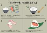 saori (partofmesa)さんの【急募】おにぎりの素の作り方イラストデザイン依頼への提案