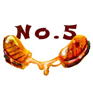 はこ (hako_ksdt)さんの【ランチ】キューバンサンドカフェ「No.5」のキューバンサンドのイラストへの提案