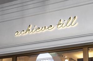 T&T (ttagency)さんの美容室「achieve till」のロゴ制作依頼＋記念エコバッグロゴ制作依頼への提案