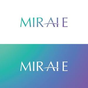 T&T (ttagency)さんの未来教育株式会社の企業ロゴ。「MIRAIE」　をブランドロゴとし、その文字の中のＡＩを色変化への提案