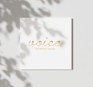 T&T (ttagency)さんのエステサロン「voice」のロゴへの提案