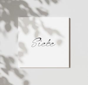 T&T (ttagency)さんの美容室「Siete」のロゴへの提案