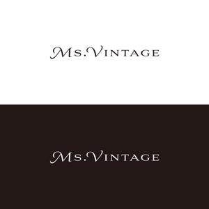 T&T (ttagency)さんの中古ラグジュアリーブランドショップ「Ms.Vintage」のロゴ制作への提案