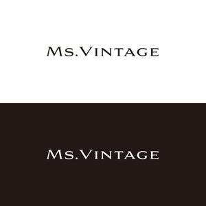 T&T (ttagency)さんの中古ラグジュアリーブランドショップ「Ms.Vintage」のロゴ制作への提案