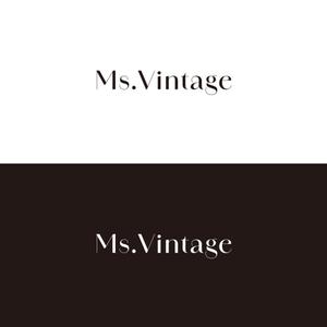 T&T (ttagency)さんの中古ラグジュアリーブランドショップ「Ms.Vintage」のロゴ制作への提案