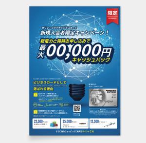 AMALGAM design (AMALGAM)さんのクレジットカード販促チラシへの提案