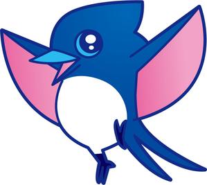 nougo (noguo3)さんの歯科医院のロゴの色調と「サンコウチョウ」に似せたキャラクターへの提案