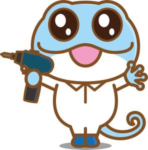 nougo (noguo3)さんの設備屋の家守テックという屋号のキャラへの提案