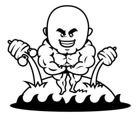 nougo (noguo3)さんの【キャラデザ募集】ジム愛好家のための新サービス「ジムトピア」公式マスコットキャラクターデザインコンペへの提案