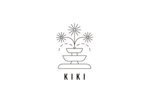 suk (suk_0012)さんのフラワーショップ「KIKI」のロゴへの提案