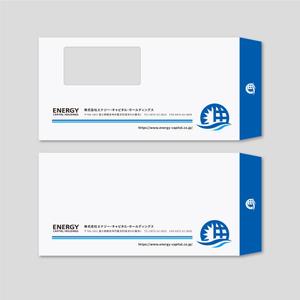 sync design (sync_design)さんのエナジー・キャピタル・ホールディングスの封筒（角2、長3、横窓付）への提案