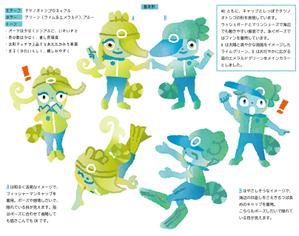 まめだラボ (tanuki4ro)さんの海の生物　カメ　イルカ　クジラ　サメ　夫婦キャラクターへの提案