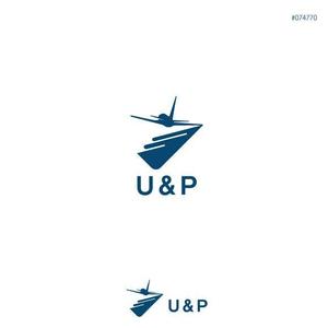 耶耶 (yuki_tk_s)さんの航空関連事業を営む「U＆P」のロゴへの提案
