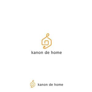 耶耶 (yuki_tk_s)さんの工務店の一般住宅ブランド「kanon de home」のロゴへの提案