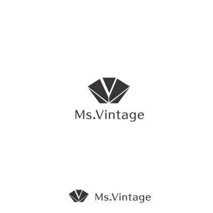 耶耶 (yuki_tk_s)さんの中古ラグジュアリーブランドショップ「Ms.Vintage」のロゴ制作への提案