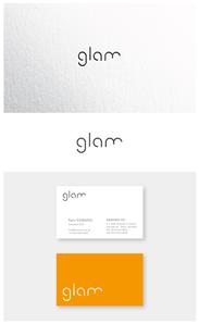 ainogin (ainogin)さんの美容室「glam」のロゴへの提案
