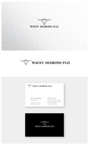 ainogin (ainogin)さんのオリジナルブランド和牛『WAGYU DIAMOND FUJI』のロゴへの提案
