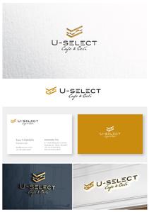 ainogin (ainogin)さんのカフェ「U-SELECT CAFE & DELI」のロゴとロゴイラストマークへの提案