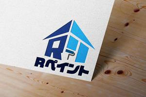 ぬくもり (scar628v)さんの戸建て塗装事業【Rペイント】のロゴへの提案