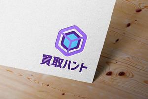 ぬくもり (scar628v)さんの買取専門店「買取ハント」のロゴへの提案
