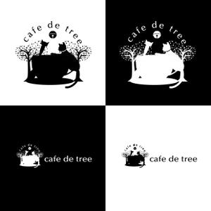 Studio160 (cid02330)さんのカフェ「cafe de tree」のロゴへの提案