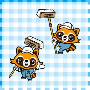 Asaminet (asaminet)さんの一軒家の外壁洗浄サービス「外壁洗浄中」のキャラクターデザインへの提案