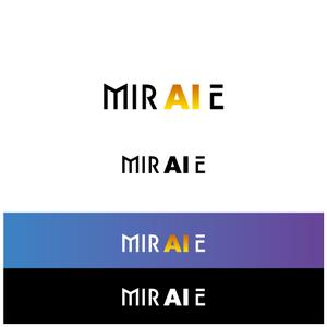 ヘブンイラストレーションズ (heavenillust)さんの未来教育株式会社の企業ロゴ。「MIRAIE」　をブランドロゴとし、その文字の中のＡＩを色変化への提案