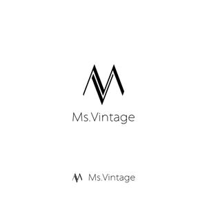 ヘブンイラストレーションズ (heavenillust)さんの中古ラグジュアリーブランドショップ「Ms.Vintage」のロゴ制作への提案