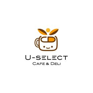 ヘブンイラストレーションズ (heavenillust)さんのカフェ「U-SELECT CAFE & DELI」のロゴとロゴイラストマークへの提案
