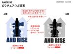 稲垣　秀雄 (ina1018)さんの総合建築業「AndRise」のロゴデザイン作成をお願いしますへの提案